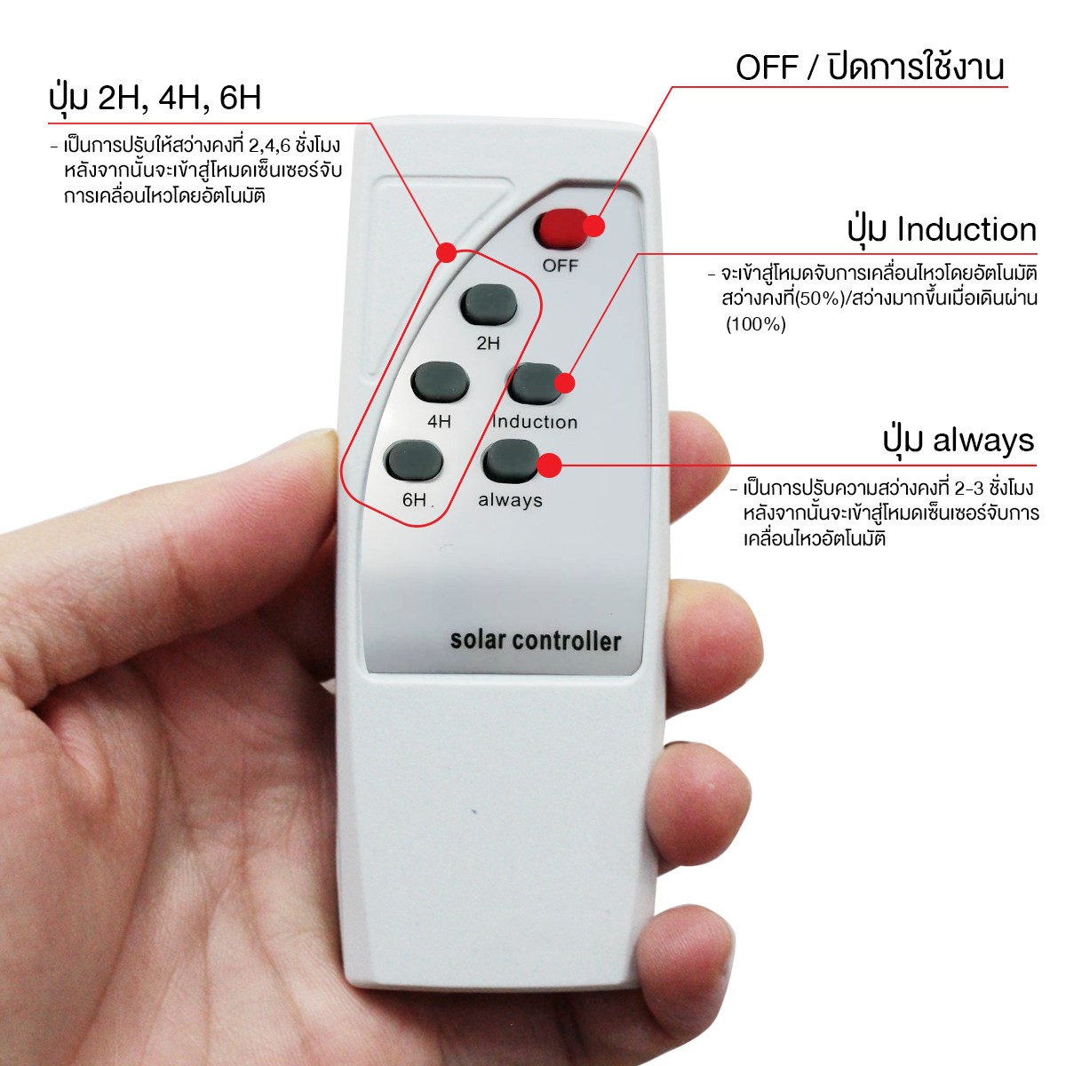 โคมไฟถนนโซล่าเซลล์ IWACHI รุ่น SOLAR-GA-300W - Image 5