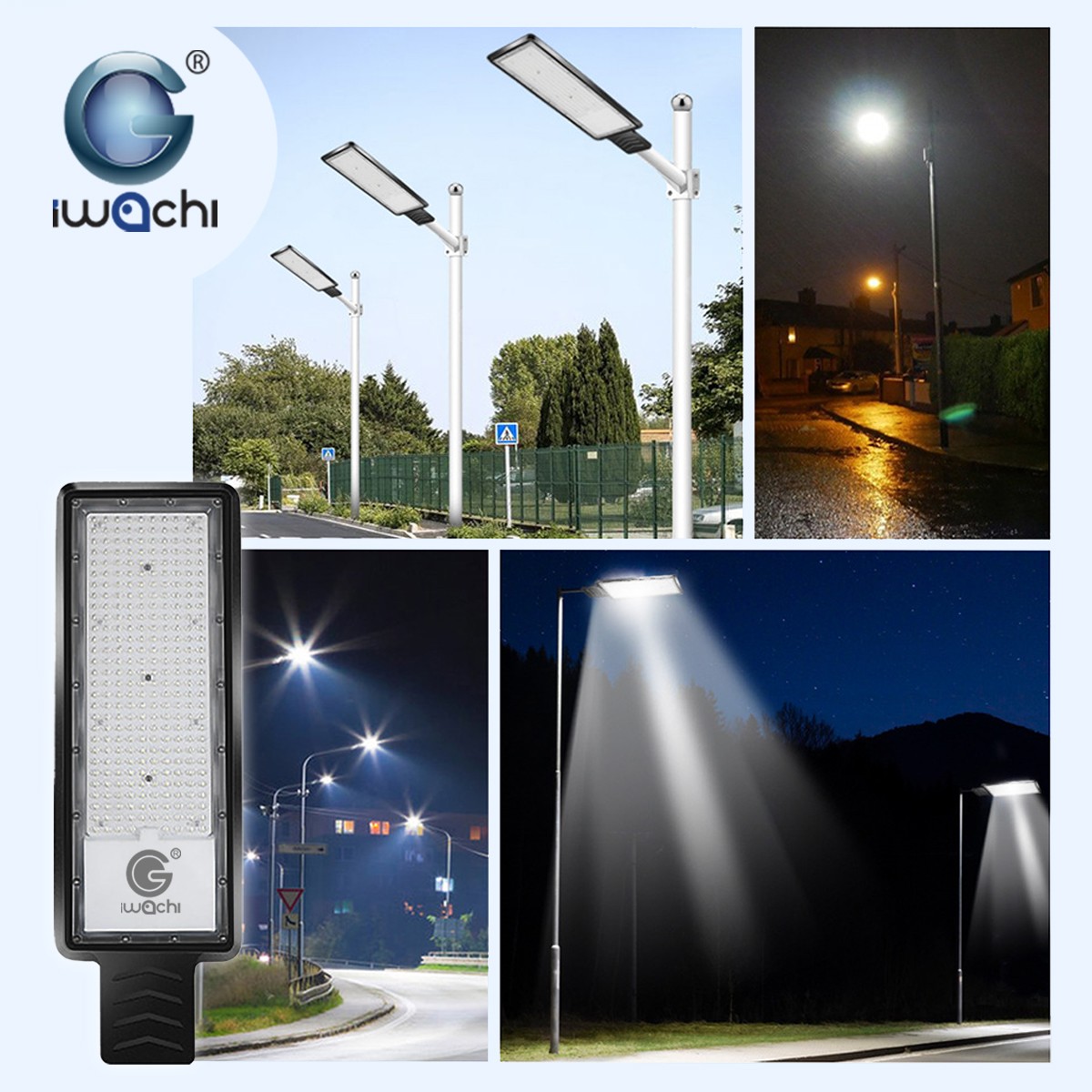 โคมไฟถนน LED IWACHI รุ่น SLIM-150W - Image 4