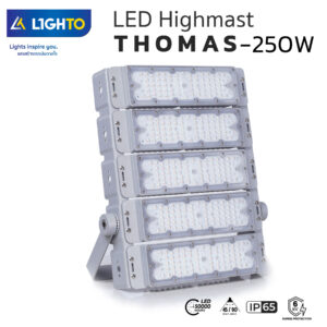 โคมไฟฟลัดไลท์ LED-LIGHTO-LED Floodlight รุ่น THOMAS-250W