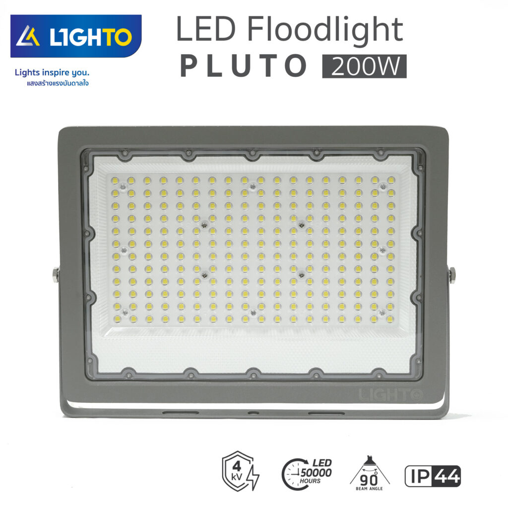 ไฟสปอร์ตไลท์-LIGHTO-LED Floodlight รุ่น PLUTO-200W
