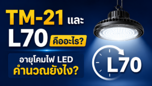 TM-21 และ L70 คืออะไร? อายุโคมไฟ LED คำนวณยังไง