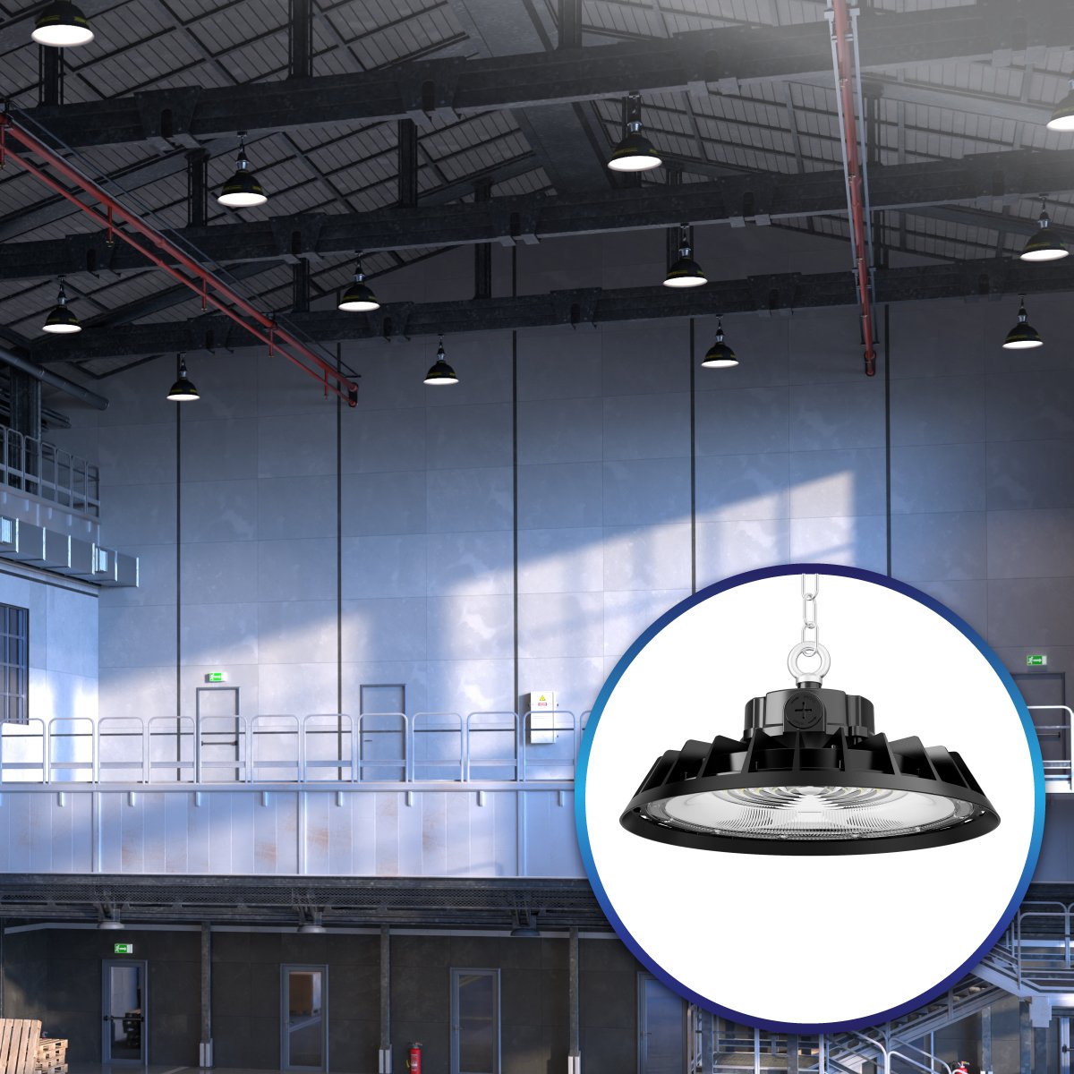 โคม LED High Bay BEC รุ่น Sun-x ขนาด 100W - Image 4