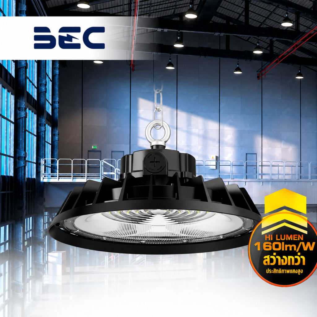 โคม LED High Bay BEC รุ่น Sun-x ขนาด 200W