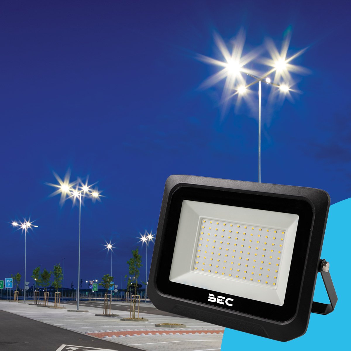 โคมไฟ FLOODLIGHT LED BEC รุ่น Speed ขนาด 200W - Image 7