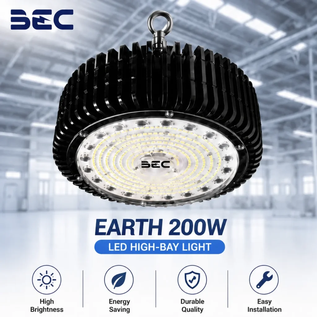 โคม LED High Bay BEC  รุ่น Earth ขนาด 200W