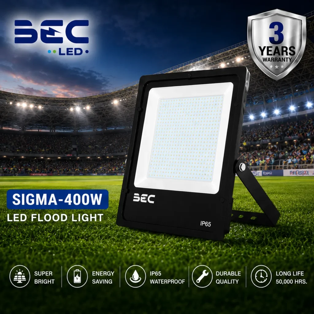 โคมไฟ FLOODLIGHT LED BEC รุ่น Sigma ขนาด 400W