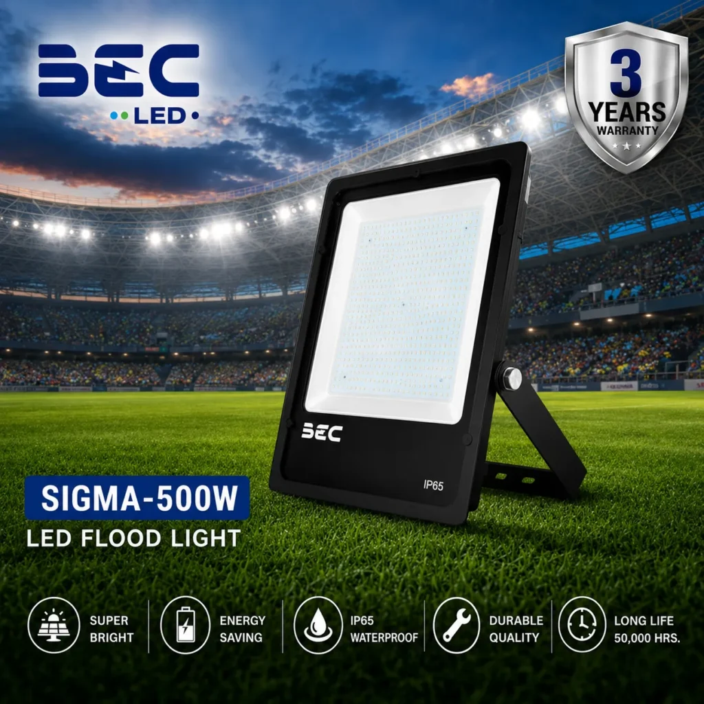 โคมไฟ FLOODLIGHT LED BEC รุ่น Sigma ขนาด 800W