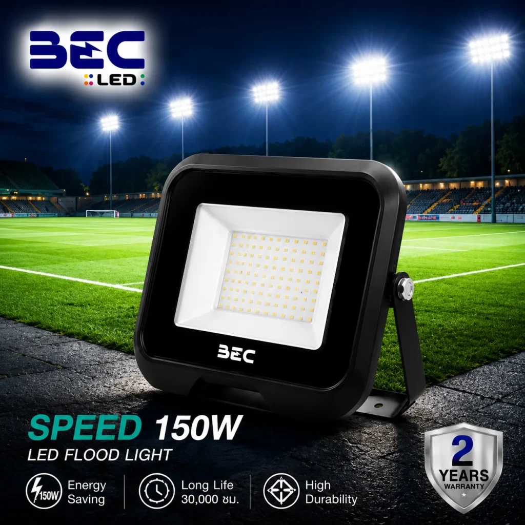 สปอร์ตไลท์ LED 150W BEC รุ่น Speed ฟลัดไลท์ IP65