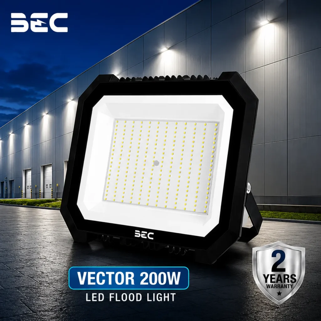 โคมไฟ FLOODLIGHT LED BEC รุ่น Vector ขนาด 200W