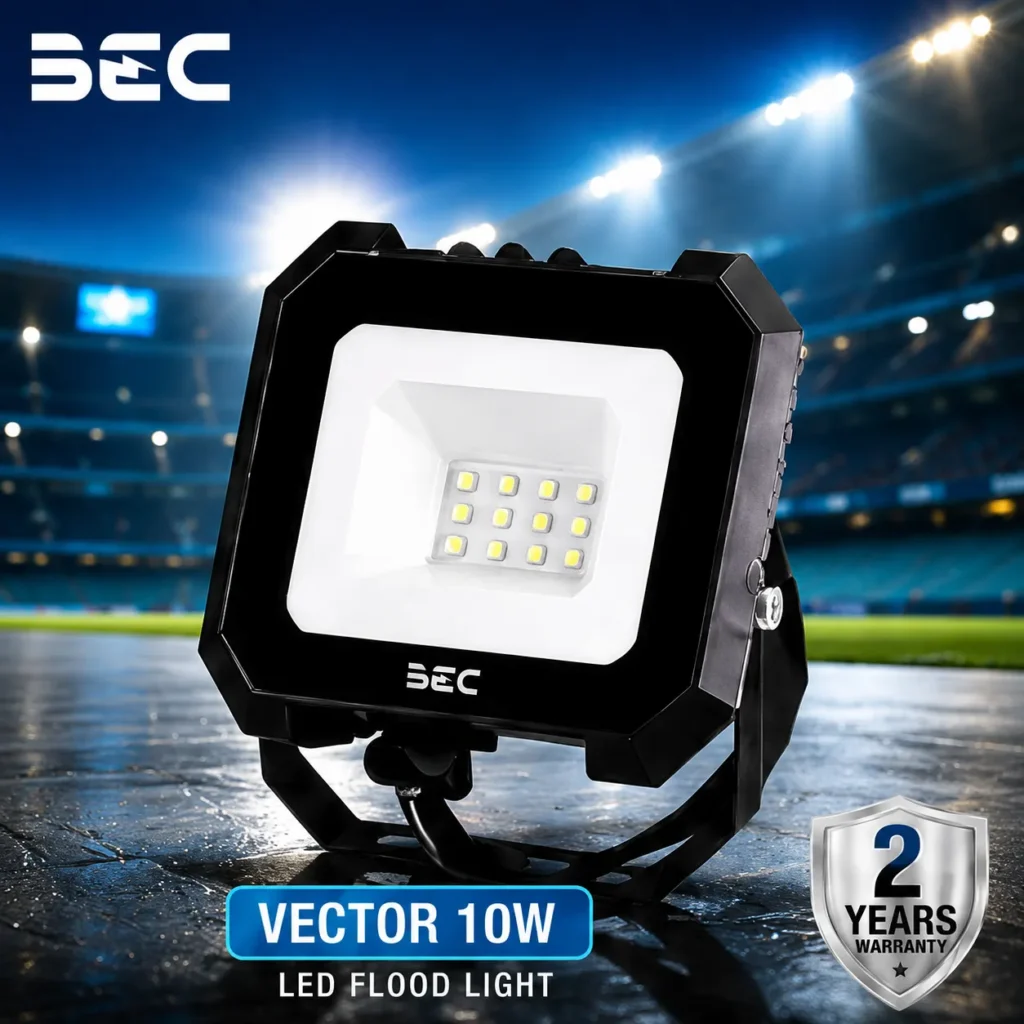 โคมไฟ FLOODLIGHT LED BEC รุ่น Vector ขนาด 10W