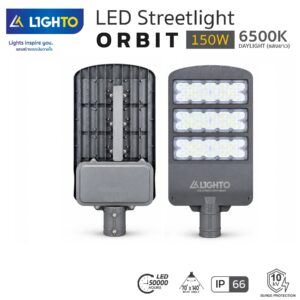 โคมไฟถนน LIGHTO - LED Streetlight ORBIT 150W : 6500K